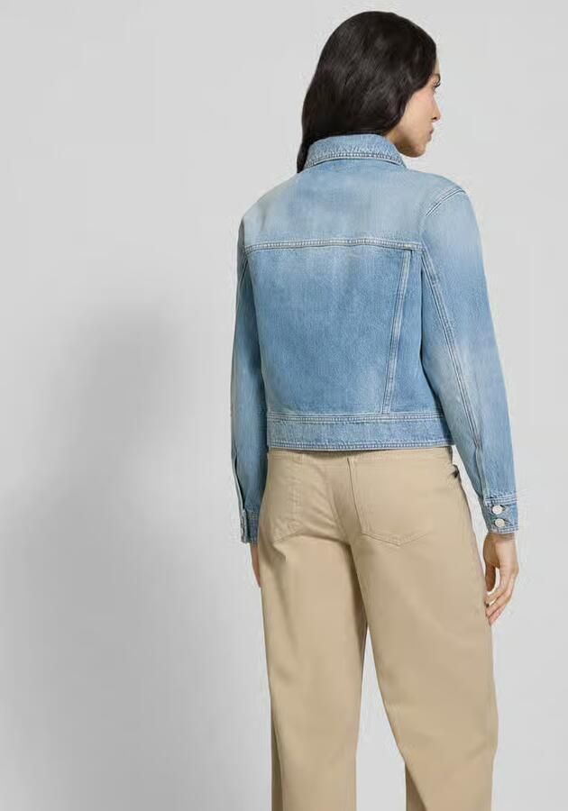Closed Jeansjack met knoopsluiting - Foto 2