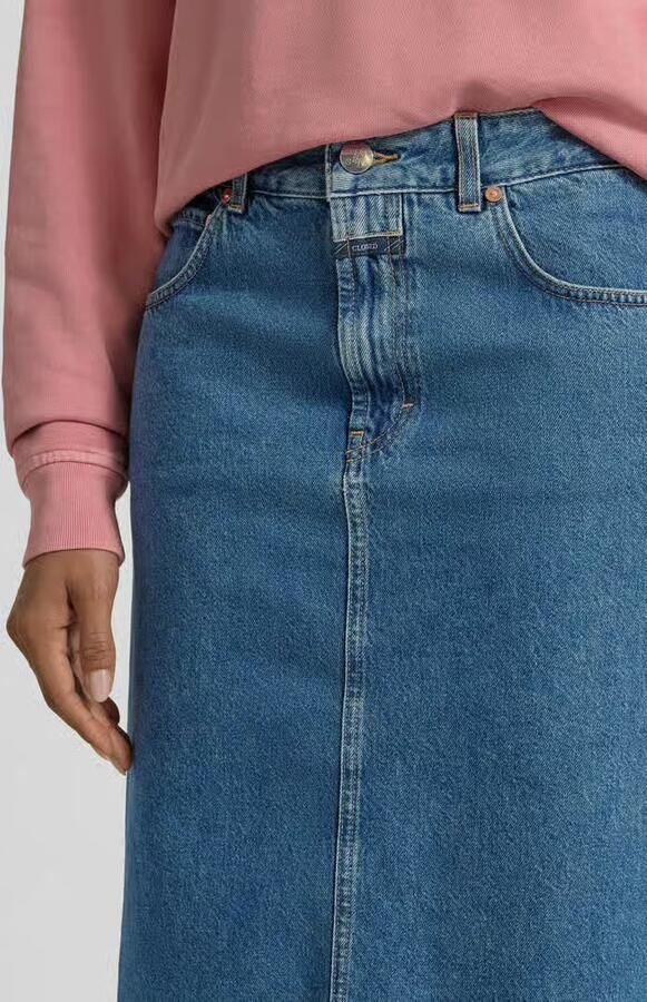 Closed Jeansrok in 5-pocketmodel