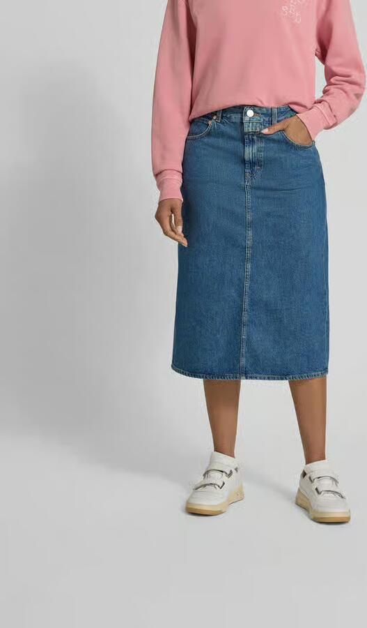 Closed Jeansrok in 5-pocketmodel - Foto 2