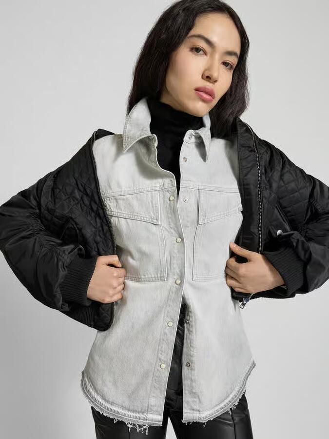 Closed Overhemdblouse in denimlook