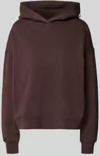 Closed oversized hoodie van katoen