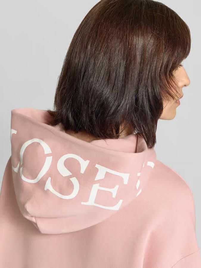 Closed oversized hoodie van katoen - Foto 2