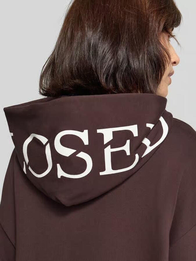 Closed oversized hoodie van katoen - Foto 2