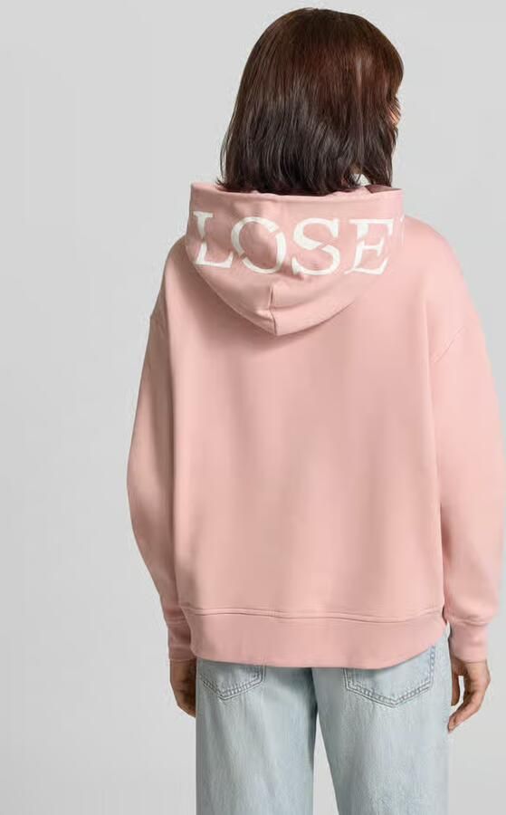 Closed oversized hoodie van katoen - Foto 3