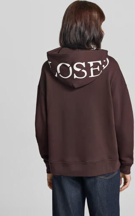 Closed oversized hoodie van katoen - Foto 2