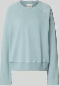 Closed oversized sweatshirt met ronde hals