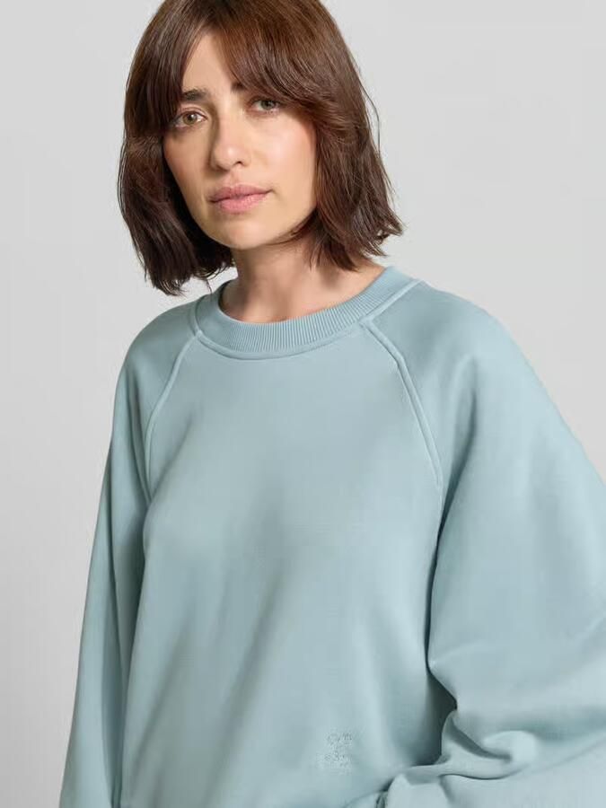 Closed oversized sweatshirt met ronde hals - Foto 2
