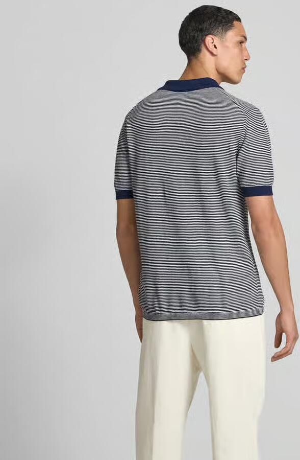 Closed Poloshirt met korte knoopsluiting - Foto 2