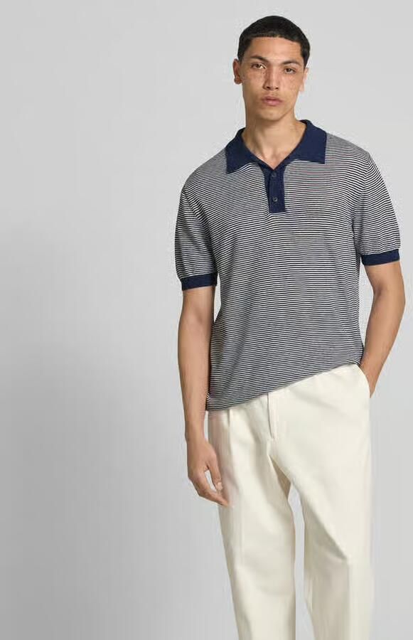 Closed Poloshirt met korte knoopsluiting - Foto 3