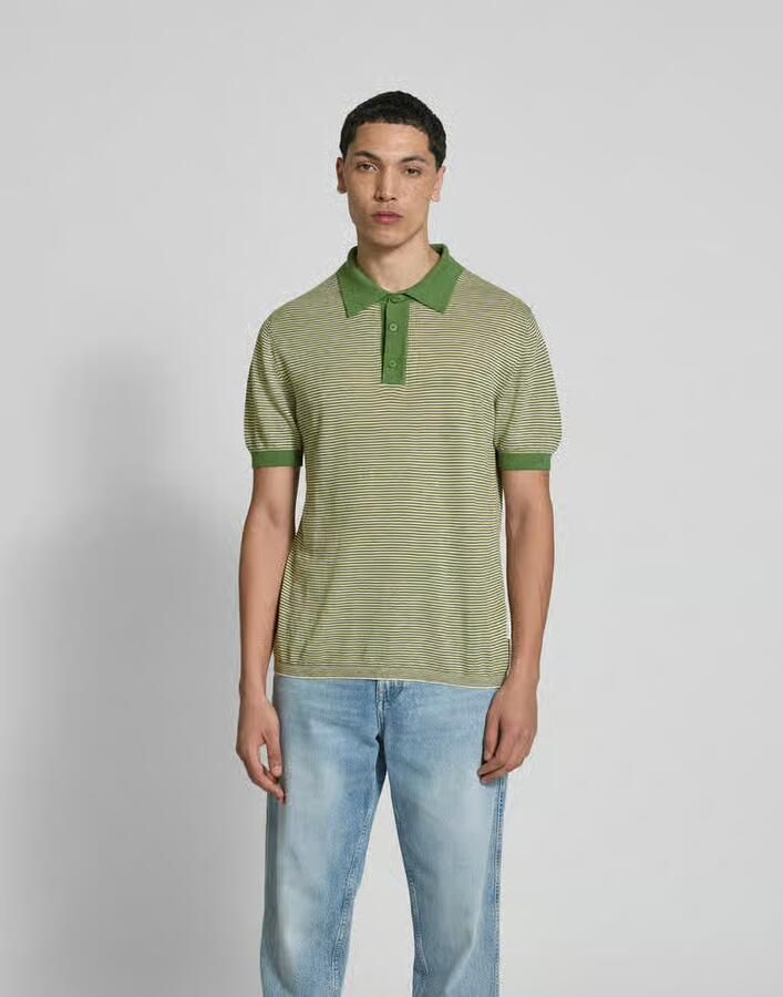Closed Poloshirt met korte knoopsluiting - Foto 2