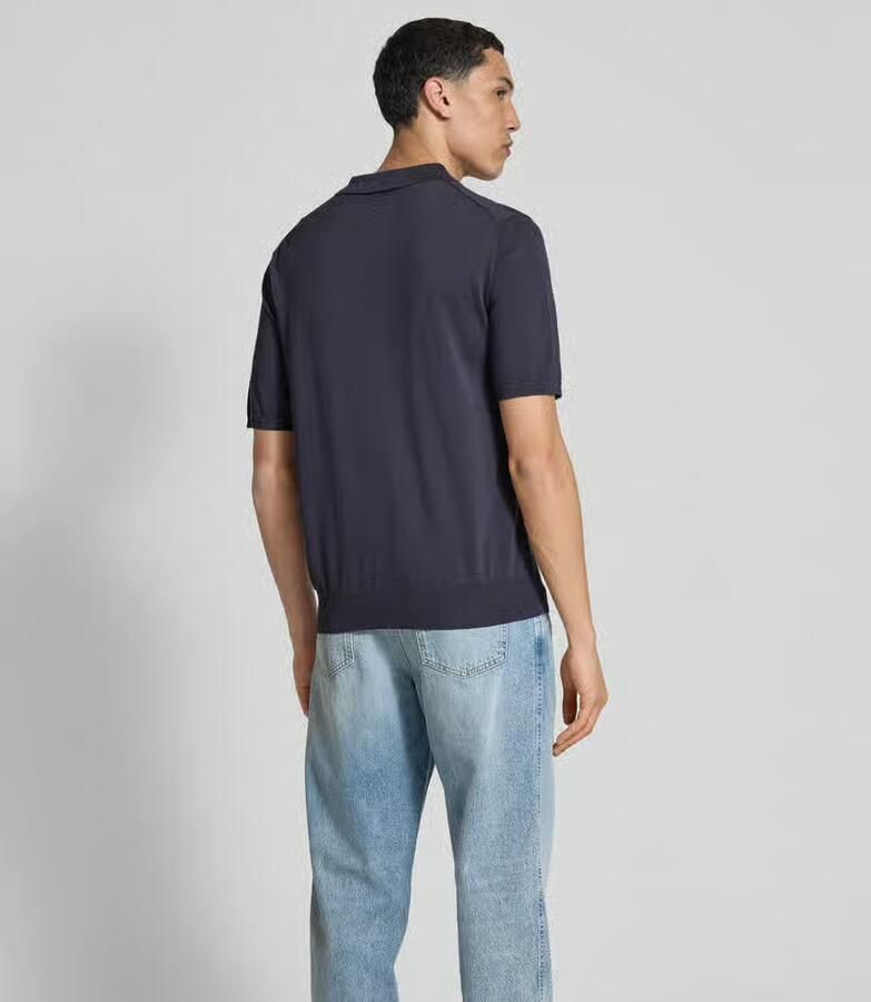 Closed Poloshirt met korte ritssluiting - Foto 2