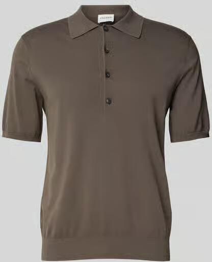 Closed Poloshirt met ribboorden - Foto 2
