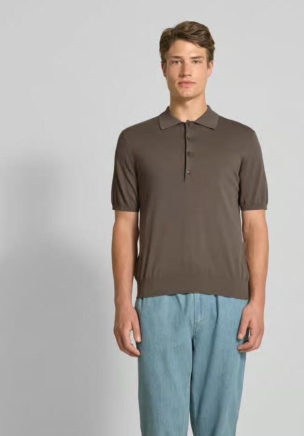 Closed Poloshirt met ribboorden - Foto 2