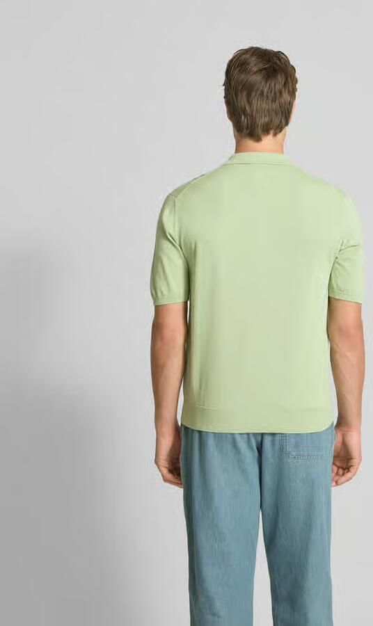 Closed Poloshirt met ribboorden - Foto 3