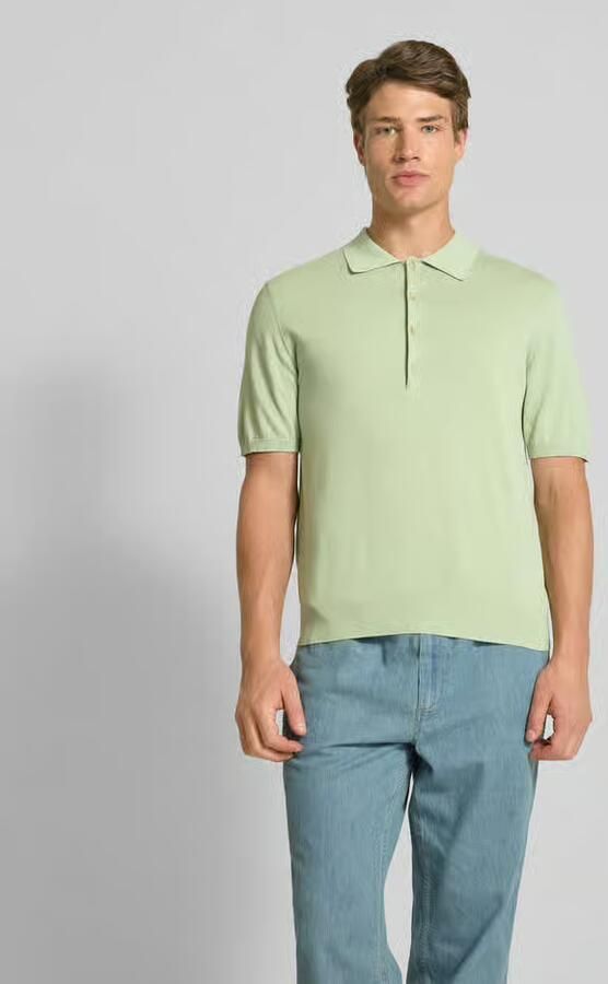 Closed Poloshirt met ribboorden - Foto 2