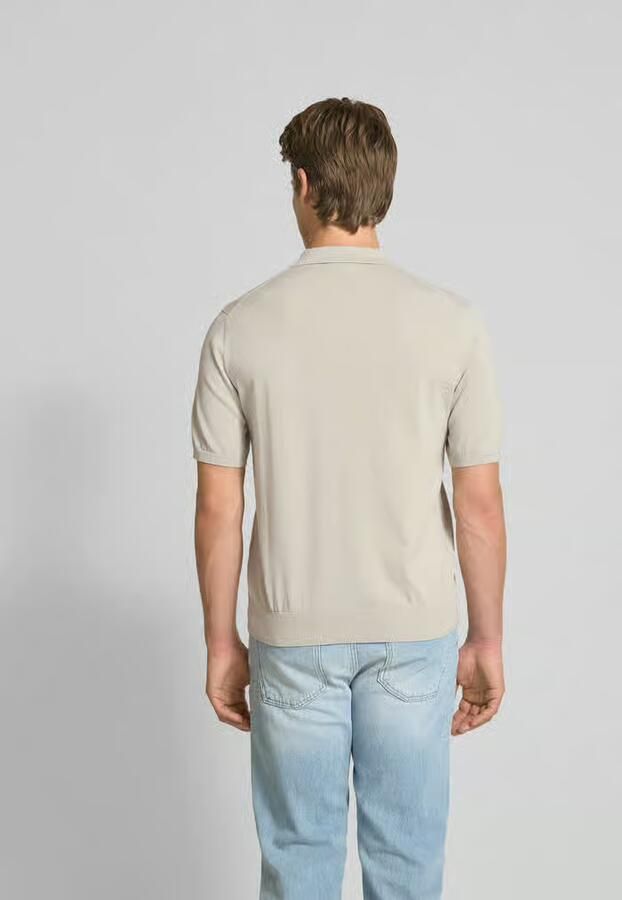 Closed Poloshirt met ribboorden - Foto 2