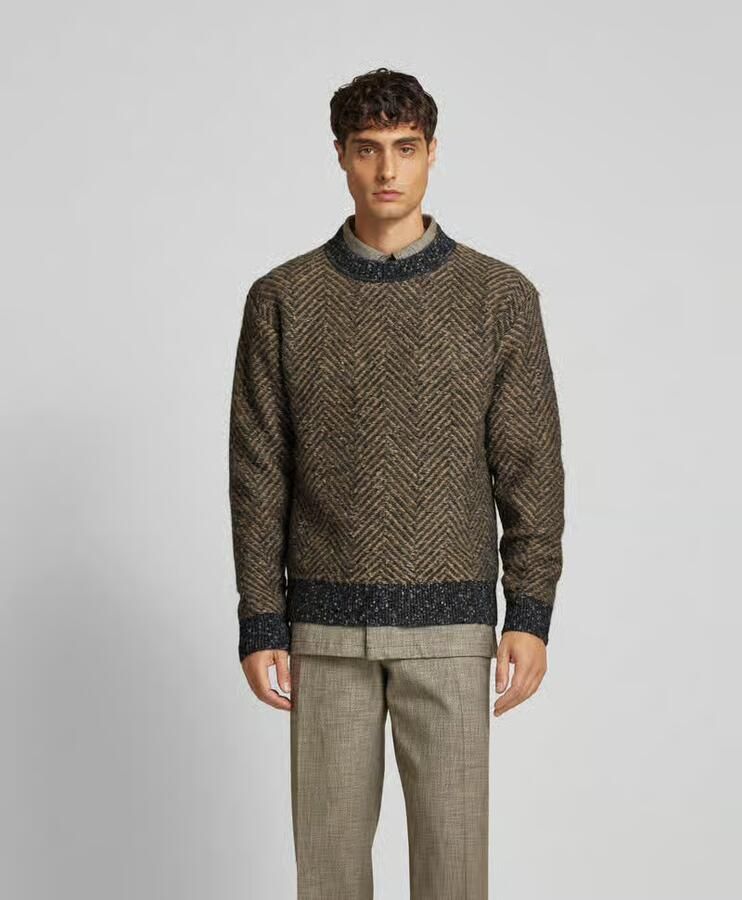 Closed Pullover met geribde boorden - Foto 3