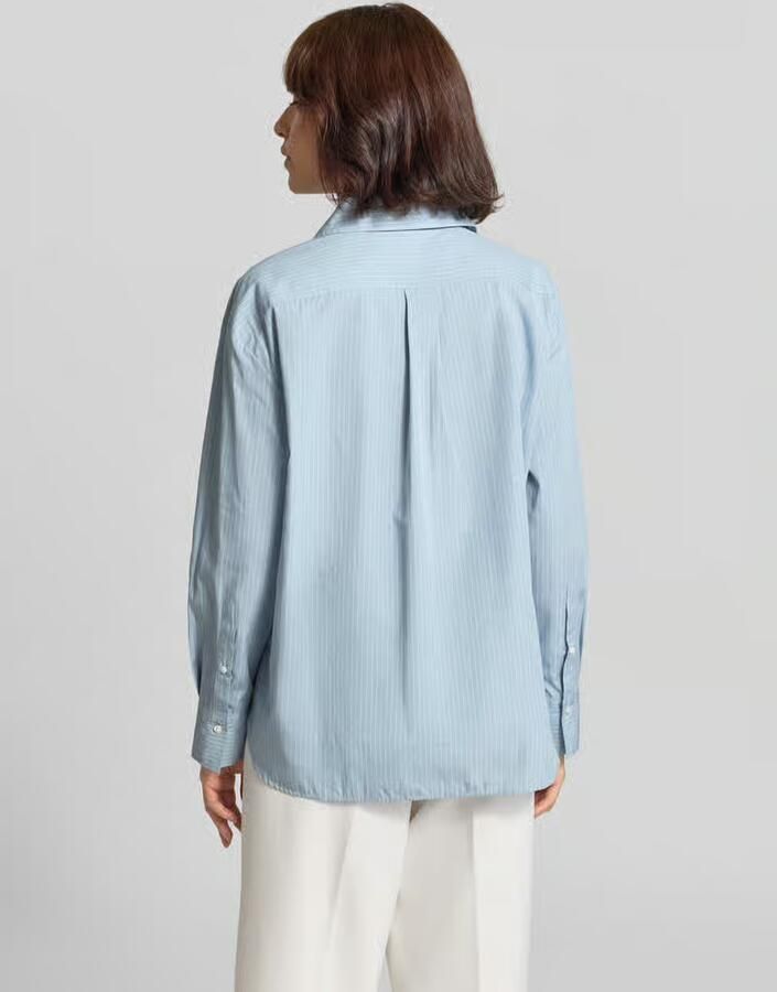 Closed regular fit blouse met V-hals - Foto 2