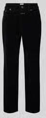 Closed Regular fit corduroy broek met logopatch