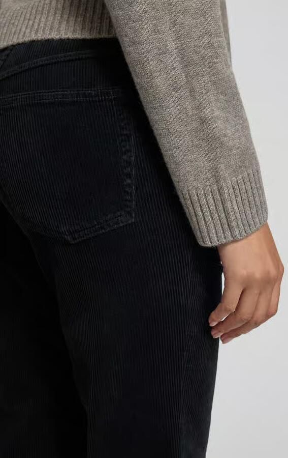 Closed Regular fit corduroy broek met logopatch - Foto 2
