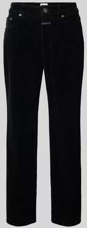 Closed Regular fit corduroy broek met logopatch - Foto 3