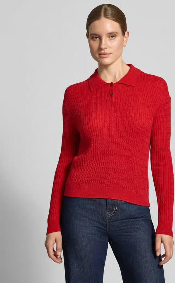 Closed Regular fit gebreide pullover van wolmix met alpaca-aandeel - Foto 3
