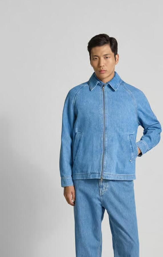 Closed Regular fit jeansjack met platte kraag - Foto 3
