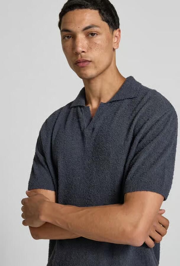 Closed regular fit poloshirt in brei-look