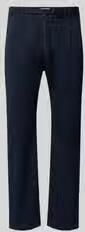 Closed Regular fit stoffen broek met labeldetail