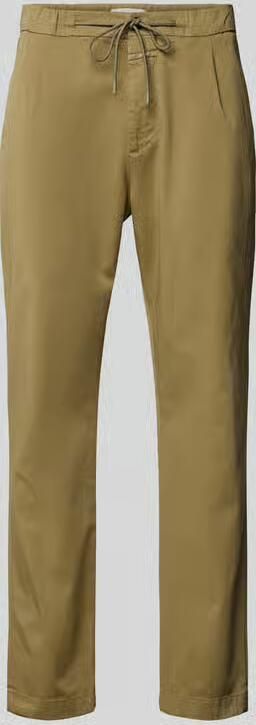 Closed Regular fit stoffen broek met labeldetail - Foto 3