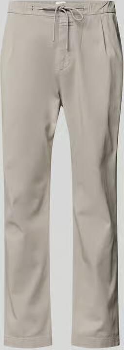 Closed Regular fit stoffen broek met labeldetail - Foto 2