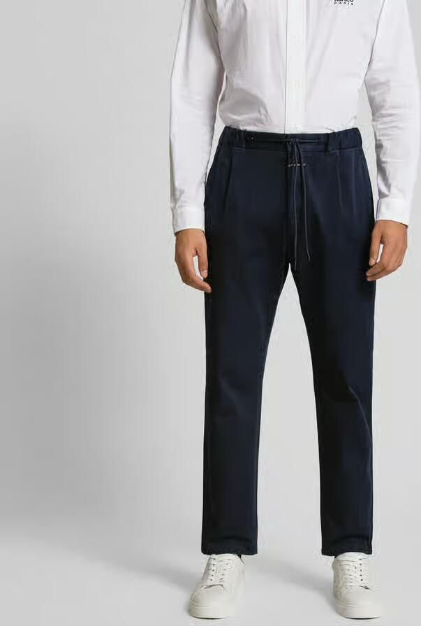 Closed Regular fit stoffen broek met labeldetail - Foto 2