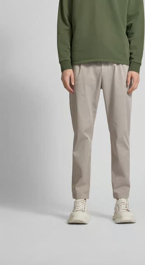 Closed Regular fit stoffen broek met labeldetail - Foto 3