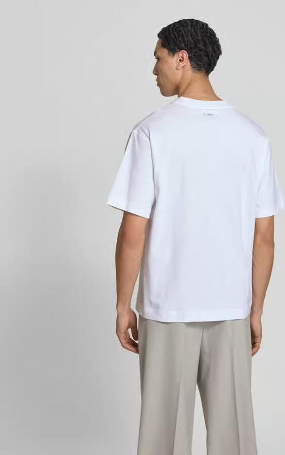 Closed Regular fit t-shirt met statementprint