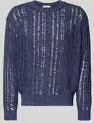 Closed regular fit trui in brei-look