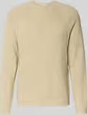 Closed regular fit trui in brei-look