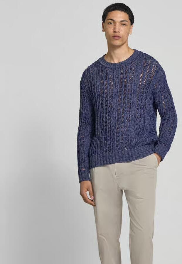 Closed regular fit trui in brei-look - Foto 2