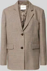 Closed relaxed fit blazer met klepzakken model 'LOLA'