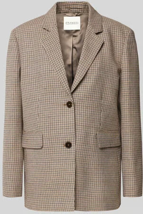 Closed relaxed fit blazer met klepzakken model 'LOLA' - Foto 2