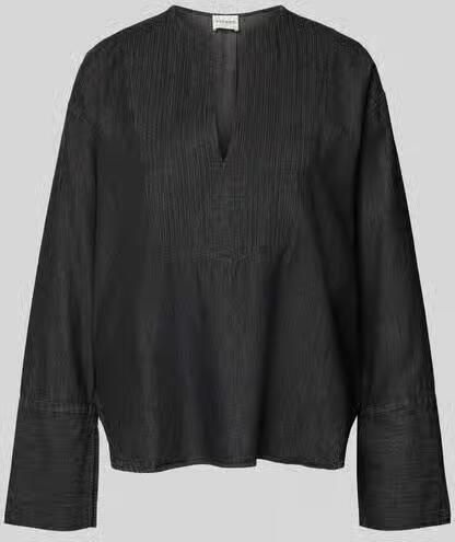 Closed Relaxed fit blouse met tuniekhals - Foto 2