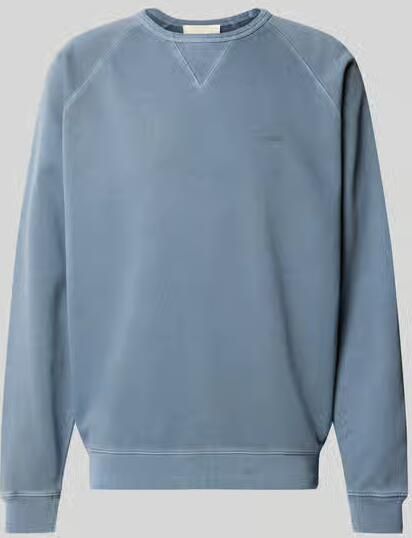 Closed relaxed fit sweatshirt van katoen - Foto 2