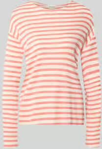 Closed Shirt met lange mouwen in all-over look met ronde hals