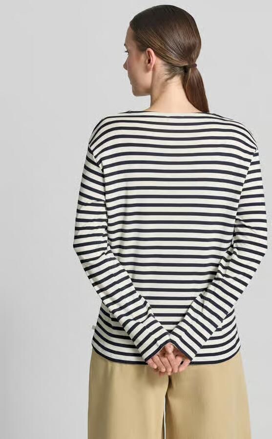 Closed Shirt met lange mouwen in all-over look met ronde hals - Foto 2