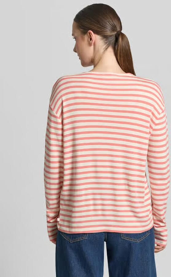 Closed Shirt met lange mouwen in all-over look met ronde hals - Foto 3