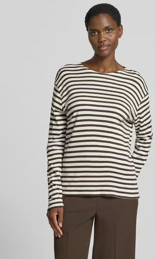 Closed Shirt met lange mouwen in all-over look met ronde hals - Foto 2