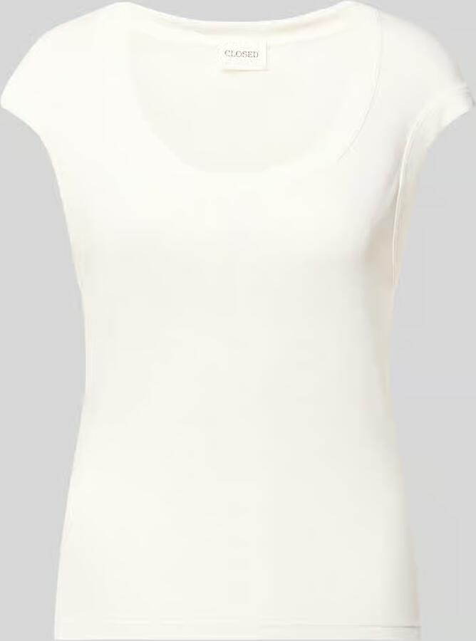 Closed skinny fit t-shirt van mix van katoen en modal - Foto 2
