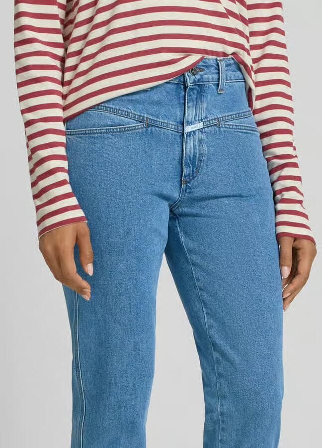 Closed Slim fit jeans met siernaden - Foto 2