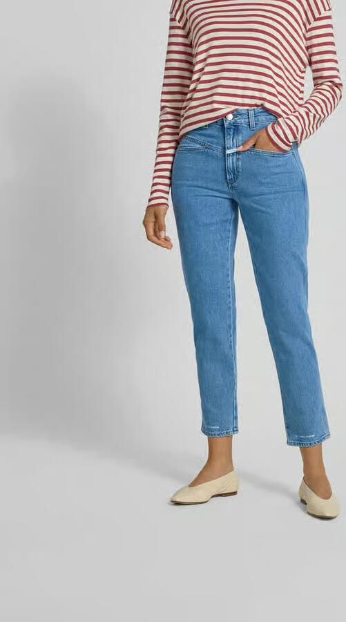 Closed Slim fit jeans met siernaden - Foto 3