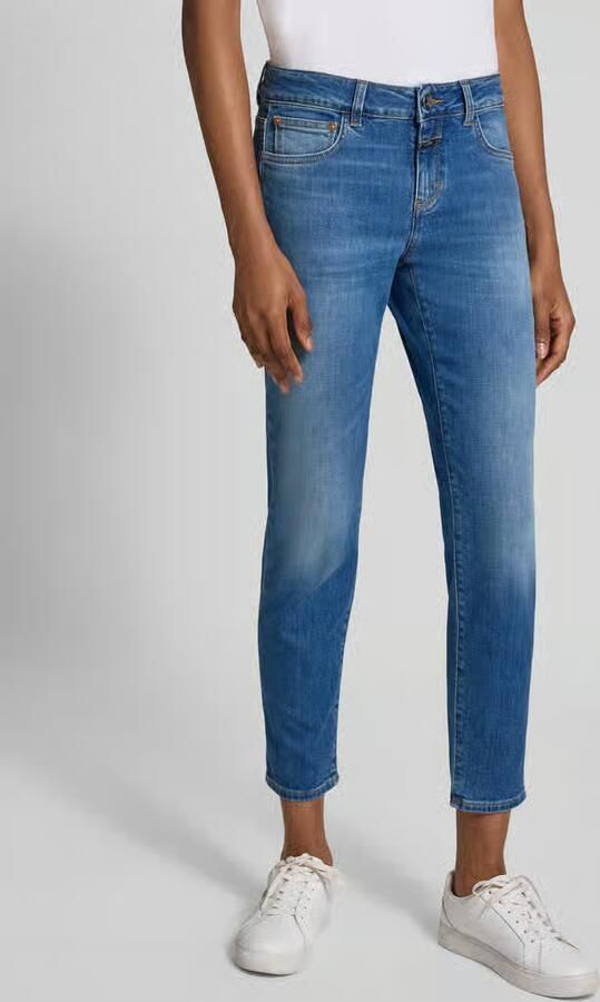 Closed Slim fit jeans van katoenmix model 'Baker' - Foto 3