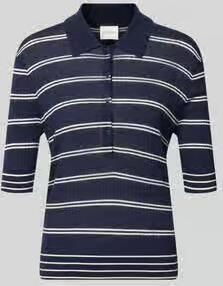 Closed Slim Fit poloshirt van pure wol
